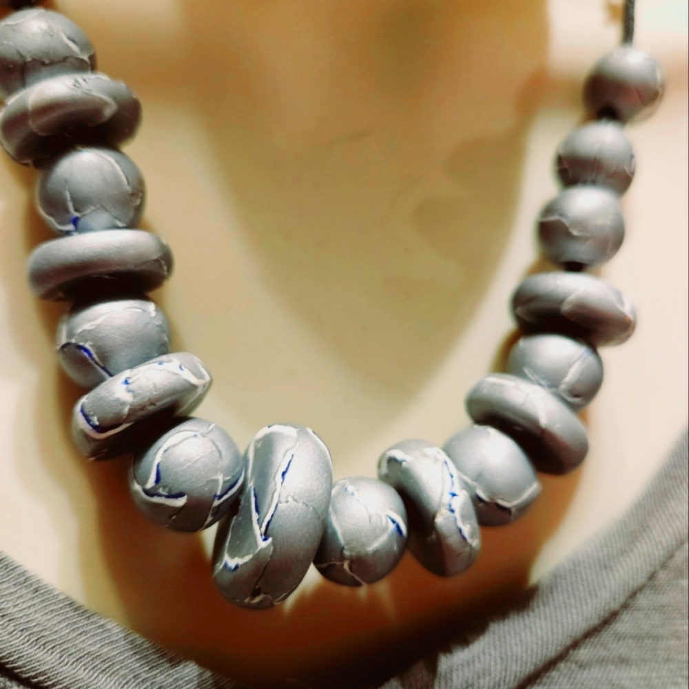 Handmade Polymer Clay Artisan Necklace